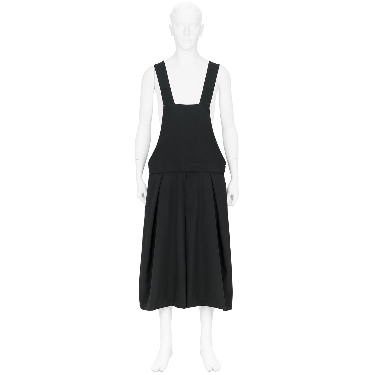 WOOL OVERALLS BLACK