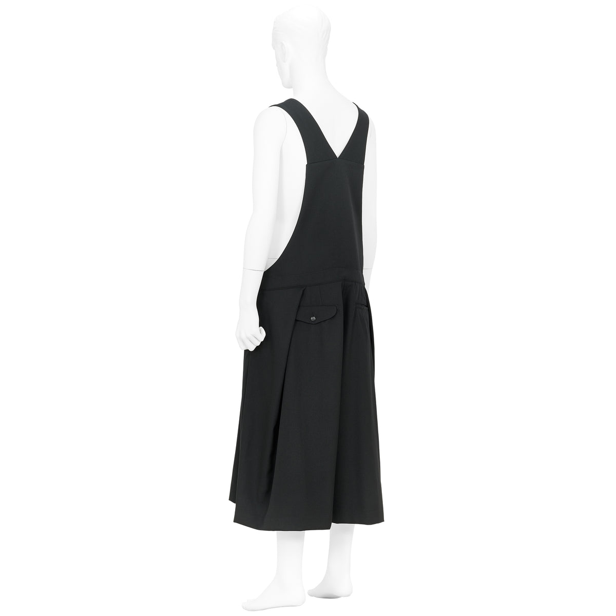 WOOL OVERALLS BLACK