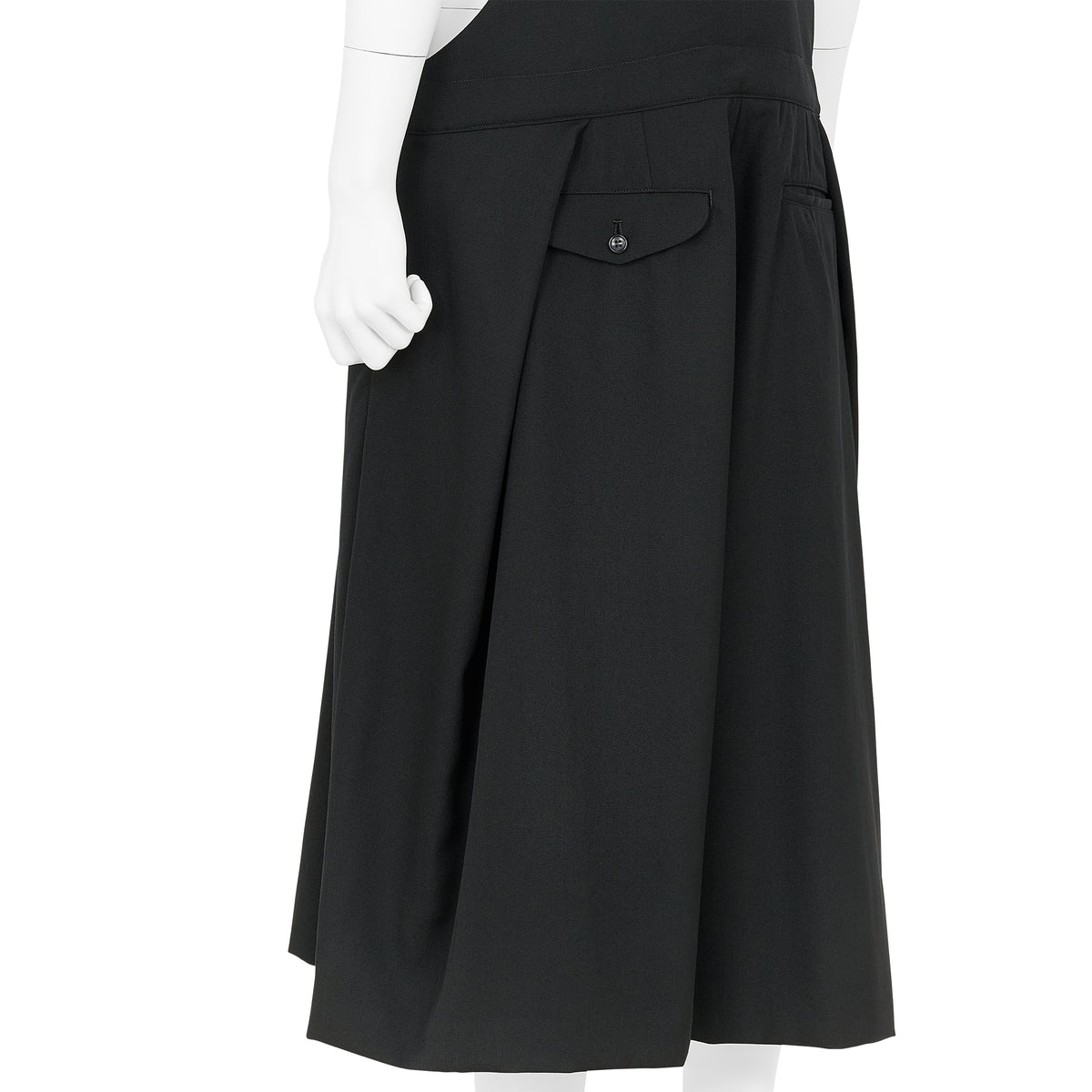 WOOL OVERALLS BLACK
