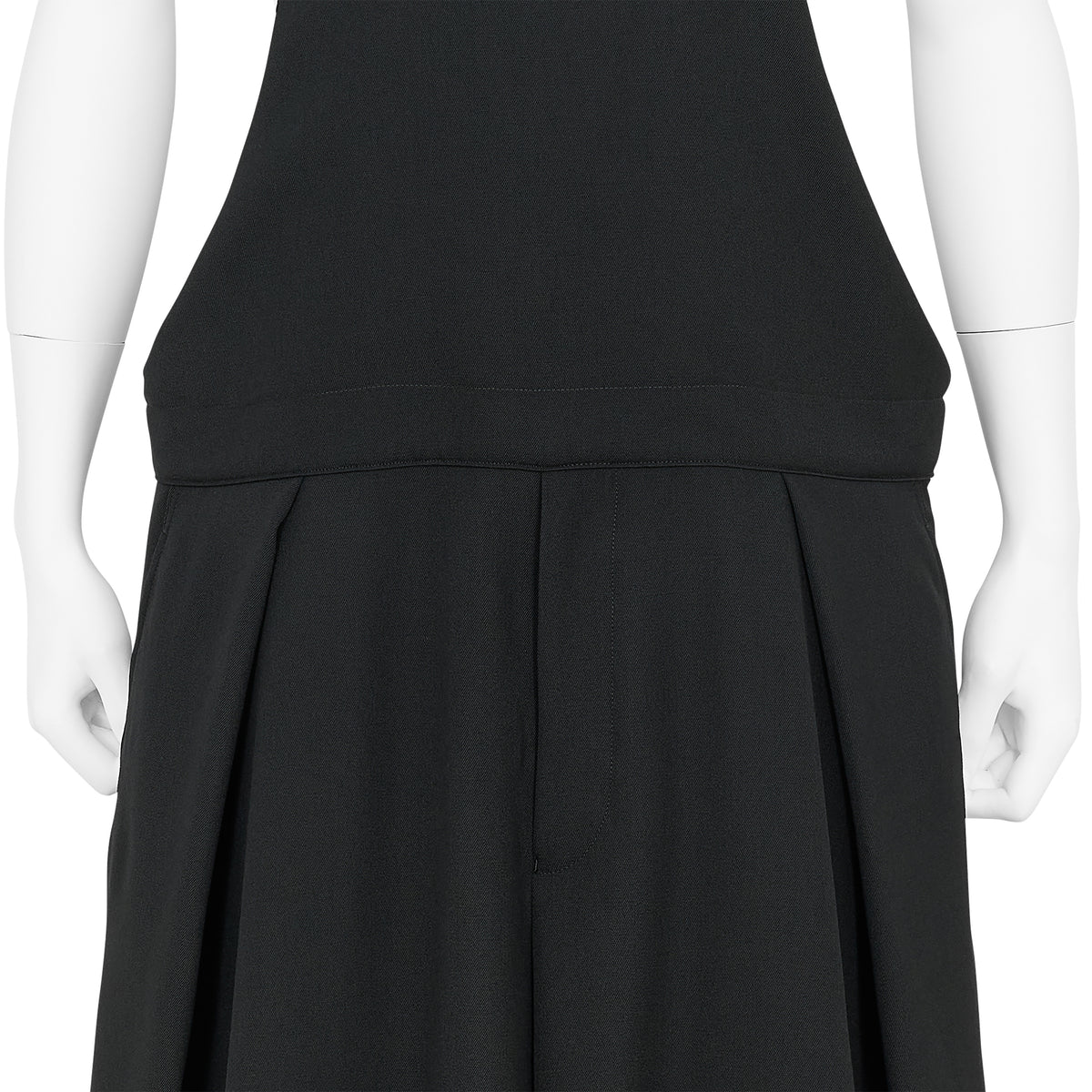 WOOL OVERALLS BLACK