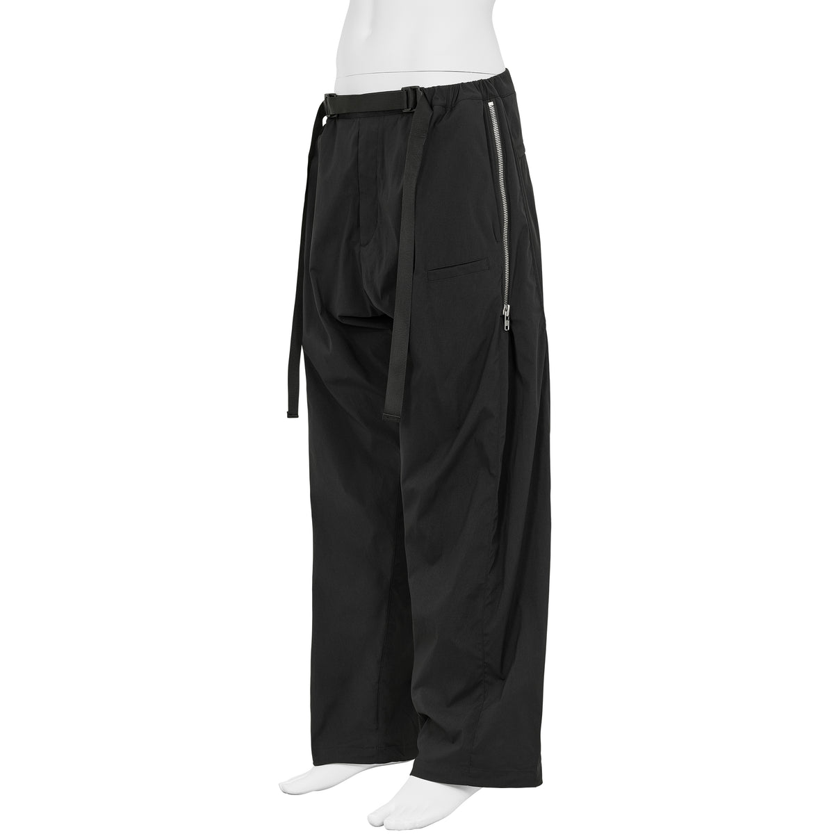 P63-E ENCAPSULATED NYLON DRAWCORD PANT BLACK