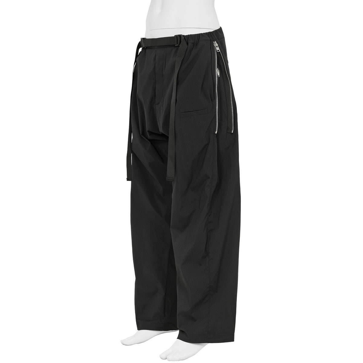 P63-E ENCAPSULATED NYLON DRAWCORD PANT BLACK