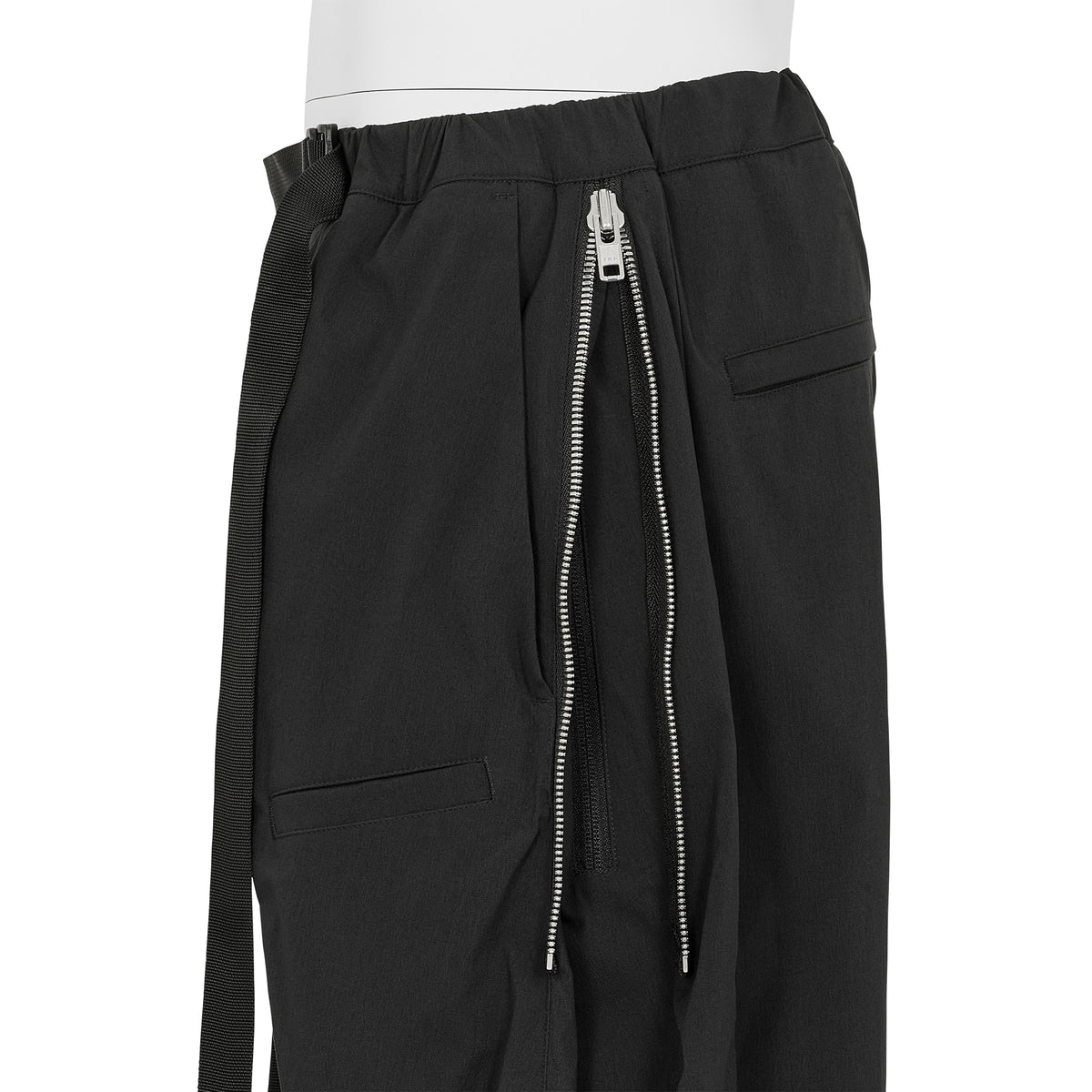P63-E ENCAPSULATED NYLON DRAWCORD PANT BLACK