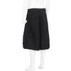 POLYESTER PANEL SHORTS BLACK