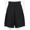 POLYESTER PANEL SHORTS BLACK