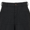 POLYESTER PANEL SHORTS BLACK