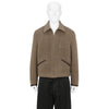 LOT.332 LEATHER-PIPED CUFF SPORTS JACKET BEIGE