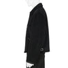 LOT.332 LEATHER-PIPED CUFF SPORTS JACKET BLACK