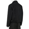 LOT.332 LEATHER-PIPED CUFF SPORTS JACKET BLACK