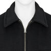 LOT.332 LEATHER-PIPED CUFF SPORTS JACKET BLACK