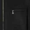 LOT.332 LEATHER-PIPED CUFF SPORTS JACKET BLACK