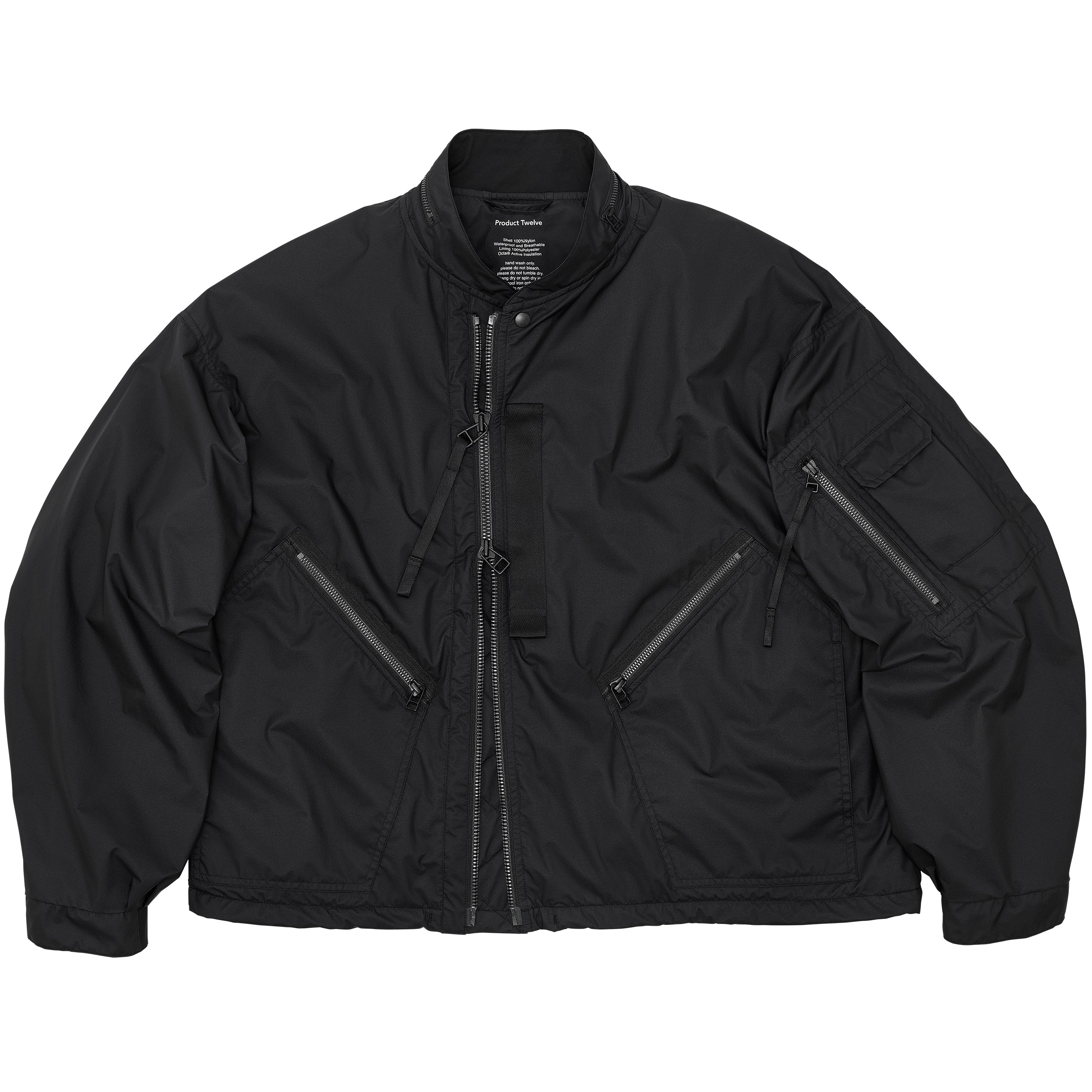 COLLABORATION LIGHTWEIGHT WARM SHELL JACKET WITH Octa® BLACK