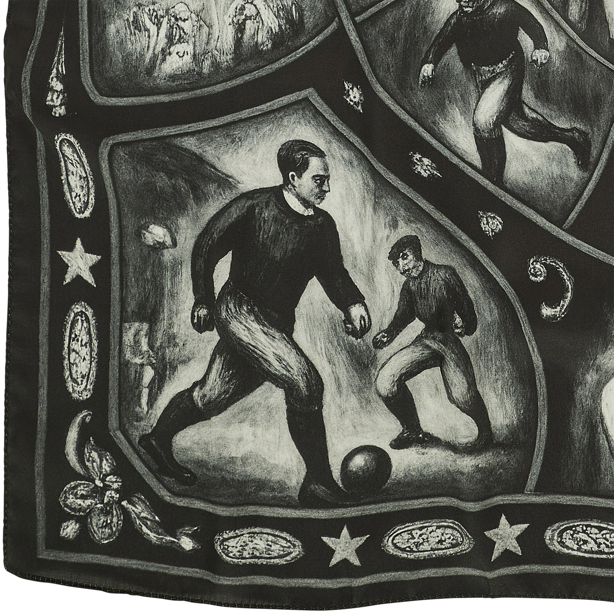 CROWD MASKED FOULARD BLACK