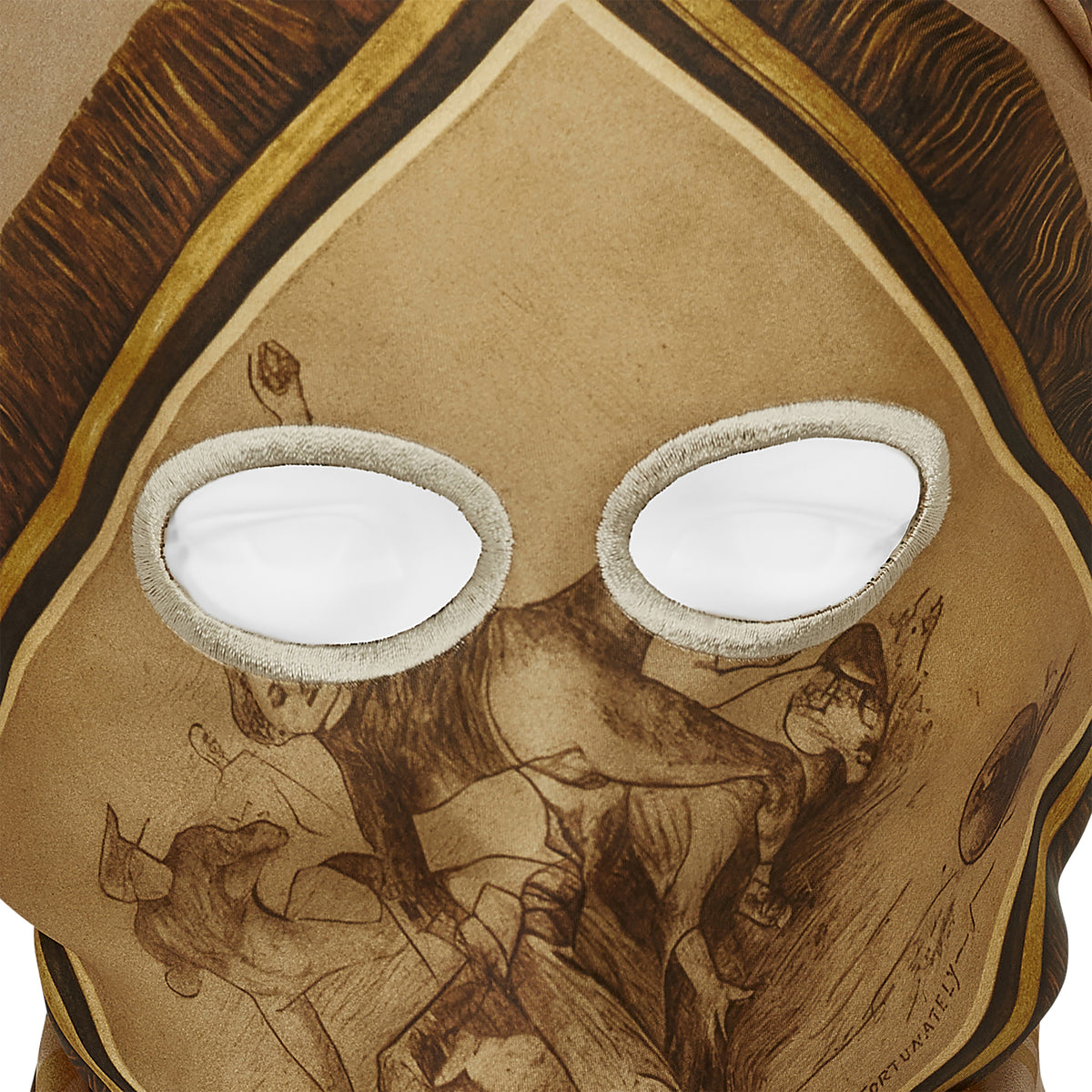 CREST MASKED FOULARD BROWN