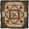 CREST MASKED FOULARD BROWN