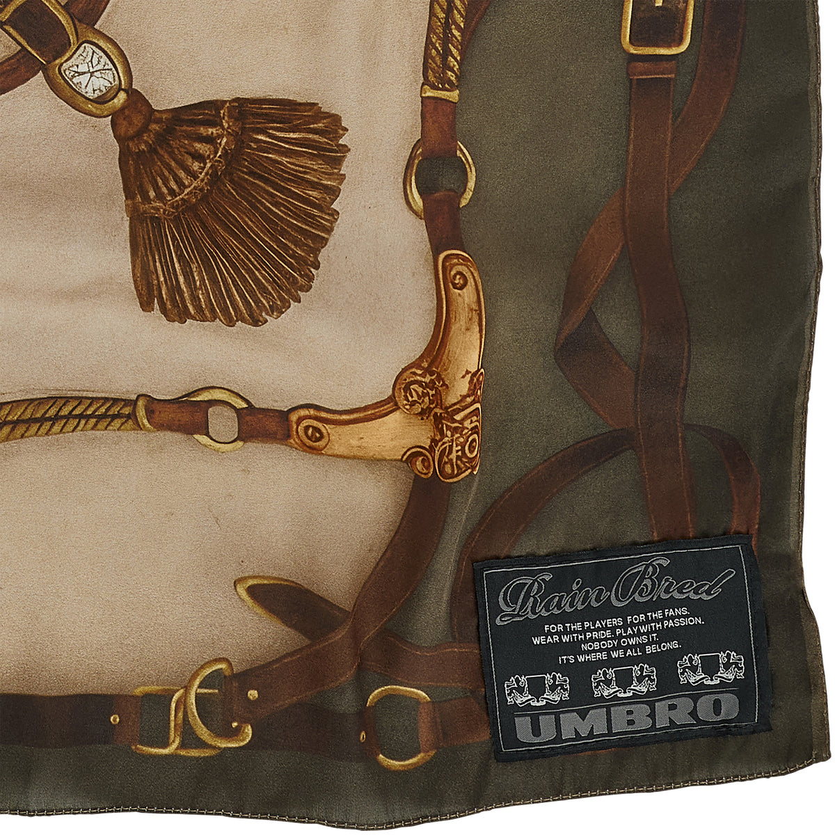 CREST MASKED FOULARD BROWN