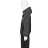 GUARDING MASKED TRACK JACKET BLACK GRAY