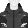 GUARDING MASKED TRACK JACKET BLACK GRAY