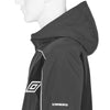 GUARDING MASKED TRACK JACKET BLACK GRAY