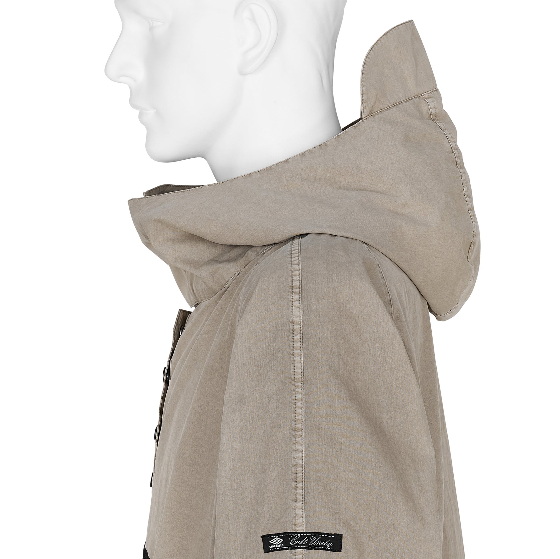 FADED SMOCK ANORAK GREIGE