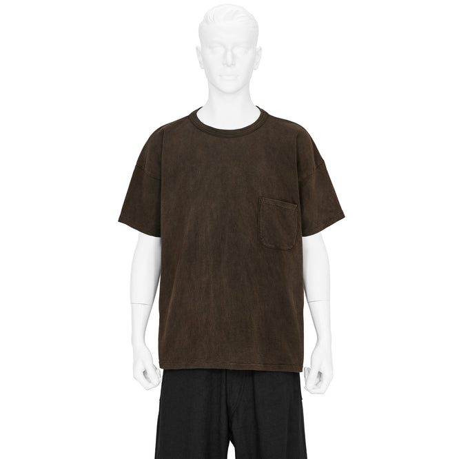 LOT.601 TEE SHIRT MUD DYED BROWN