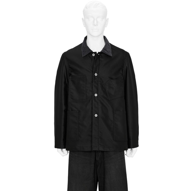 LOT.304 BLANKET LINING COVERALL BLACK