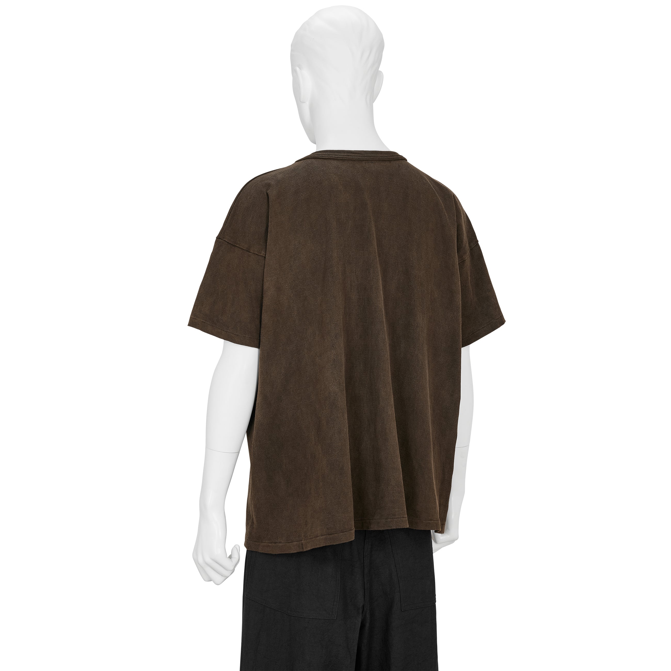 LOT.601 TEE SHIRT MUD DYED BROWN