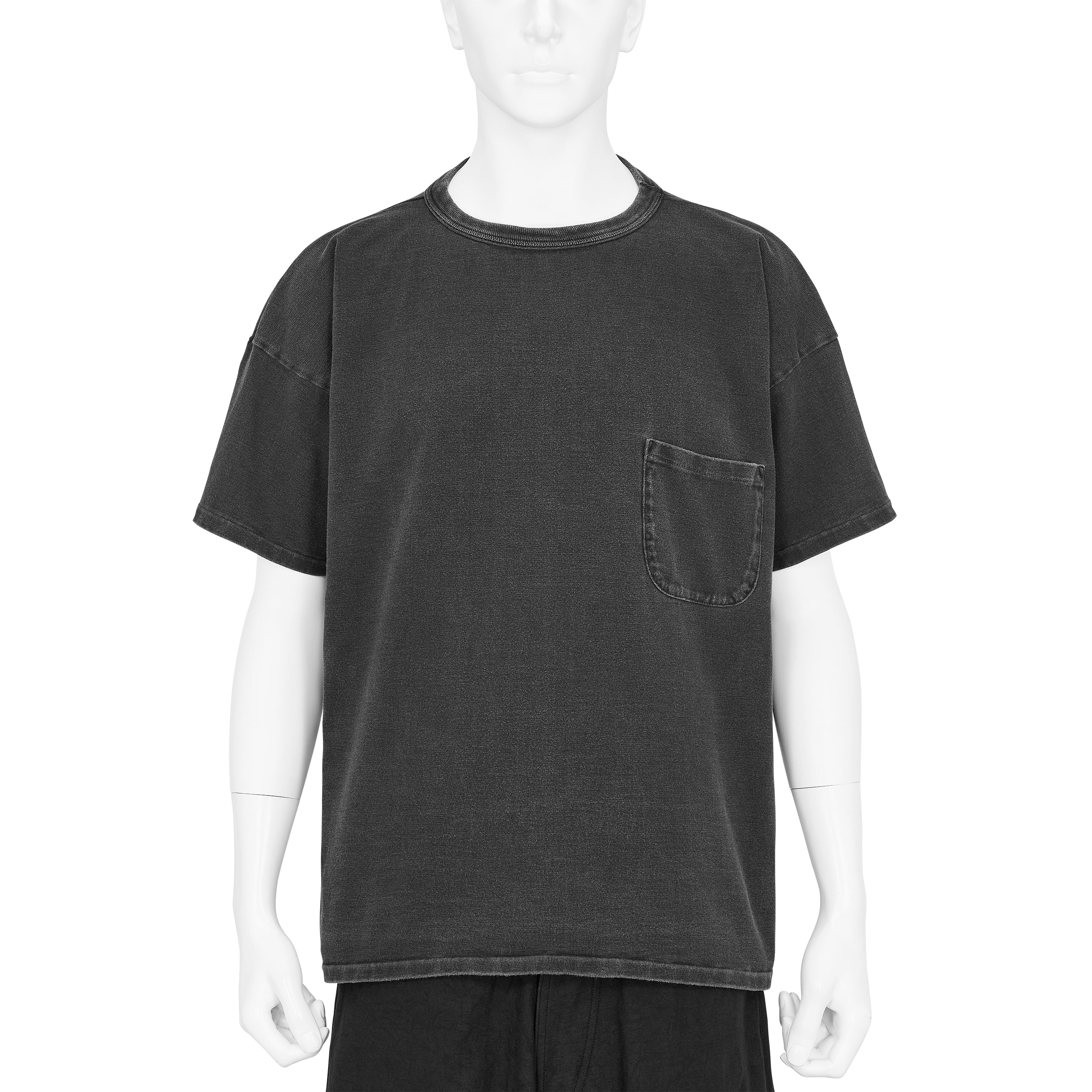 たかたかみー LOT.601 TEE SHIRT SUMI DYED BLACK - T.T TAIGA TAKAHASHI