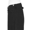 LOT.209 BUCKLE BACKED TROUSERS BLACK