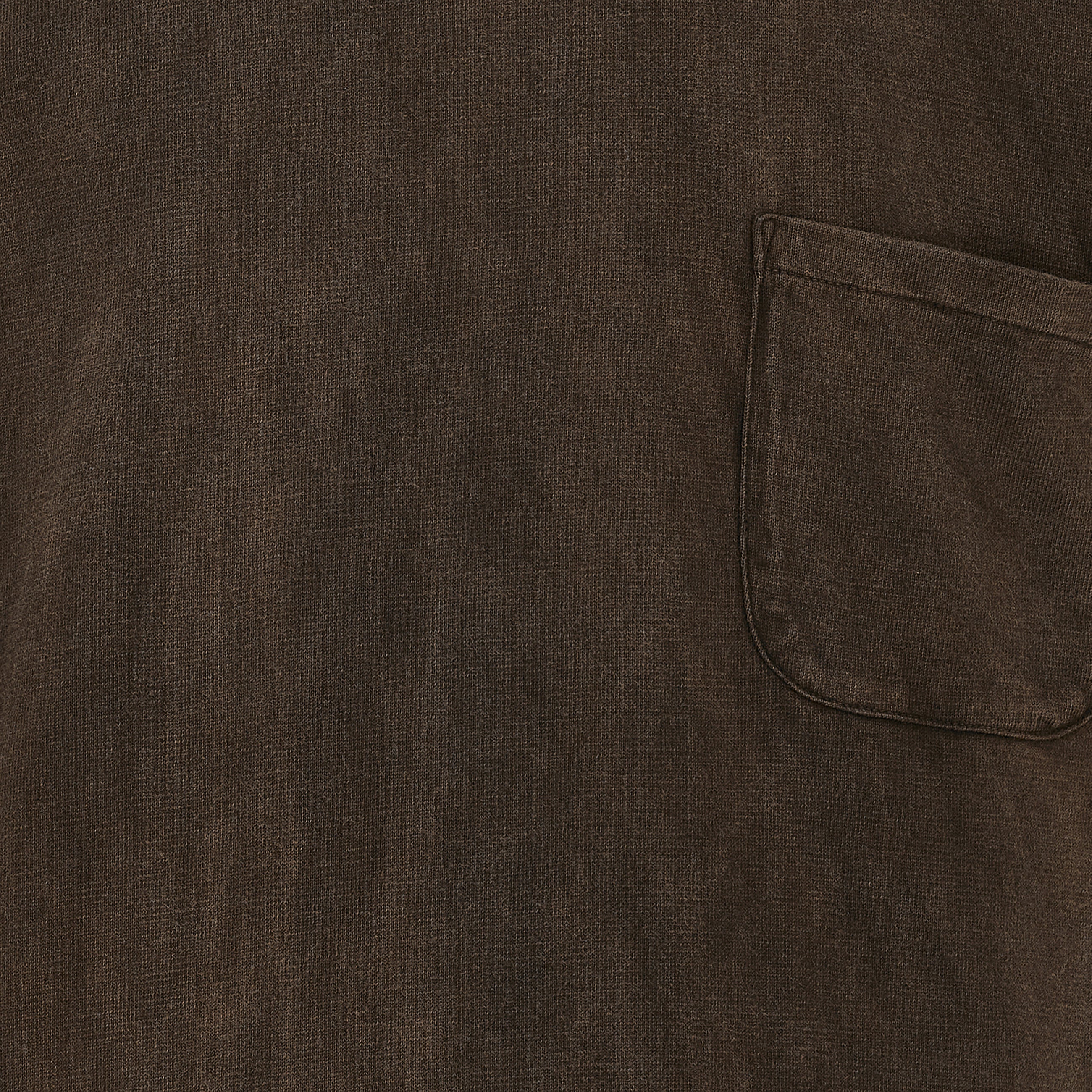 LOT.601 TEE SHIRT MUD DYED BROWN