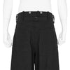 LOT.209 BUCKLE BACKED TROUSERS BLACK