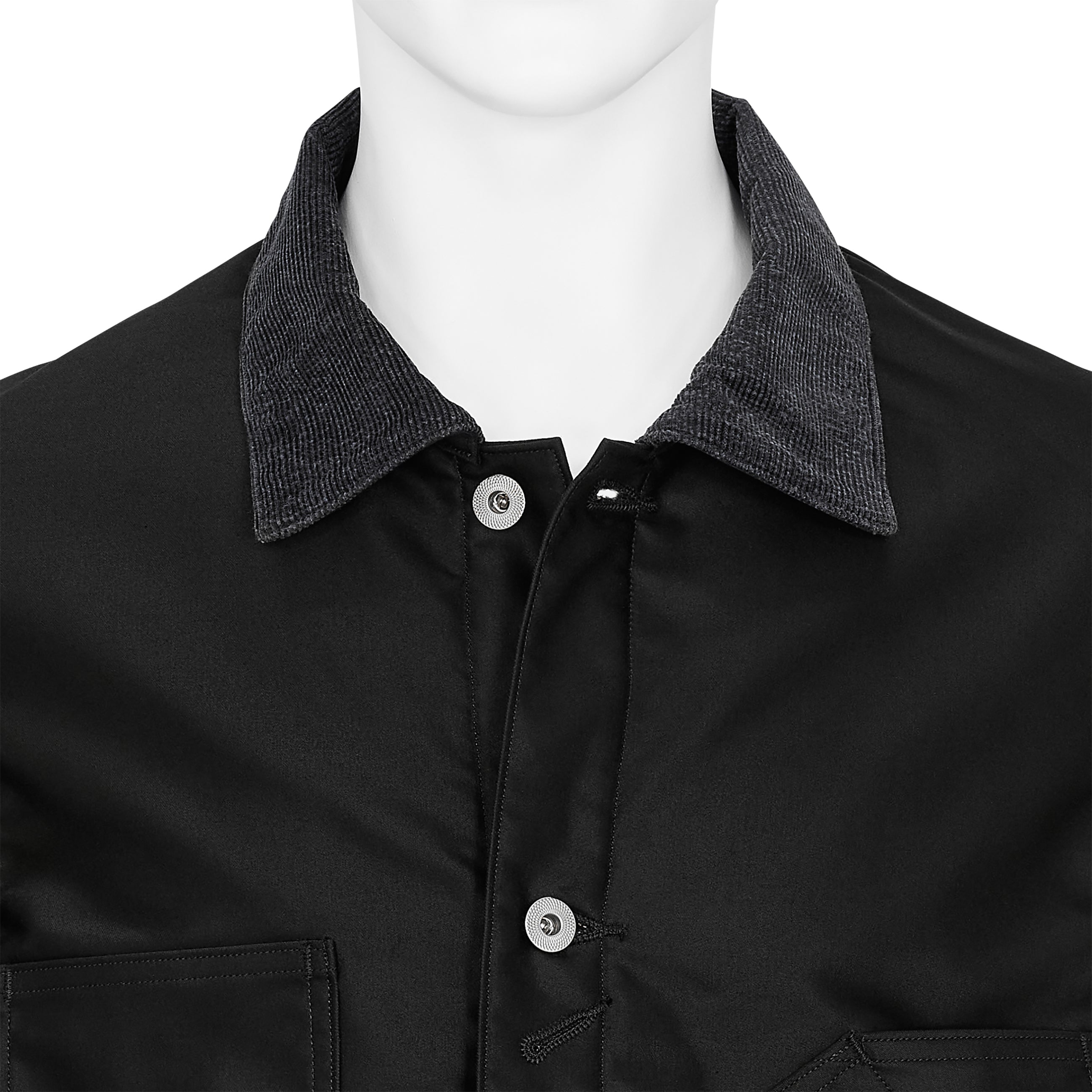 LOT.304 BLANKET LINING COVERALL BLACK