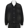 LOT.309 BUCKLE BACKED JACKET BLACK DAMAGED SUMI DYED BLACK
