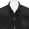 LOT.309 BUCKLE BACKED JACKET BLACK DAMAGED SUMI DYED BLACK