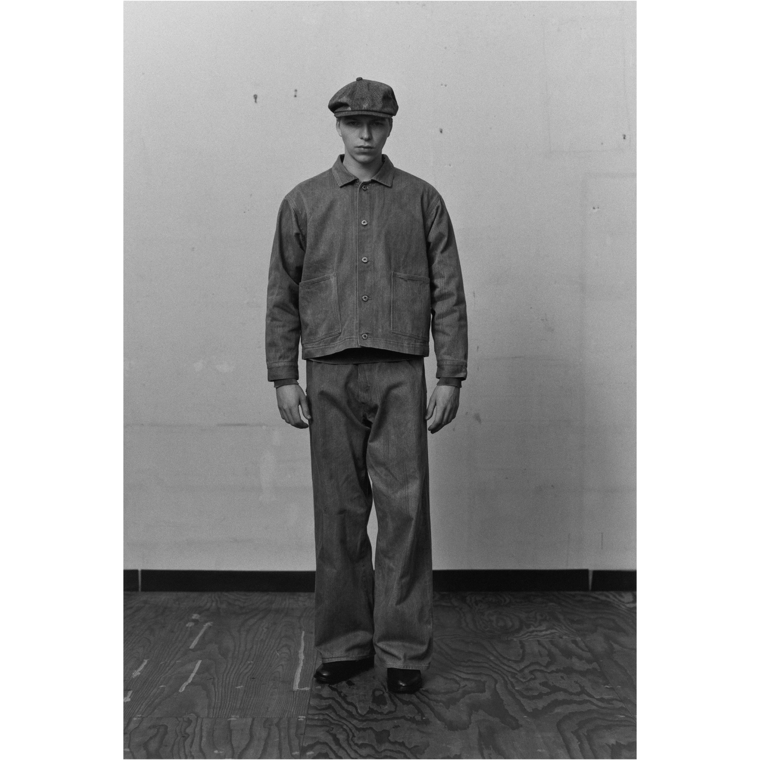 LOT.303 COVERALL JACKET HAND DRAWN SUMI