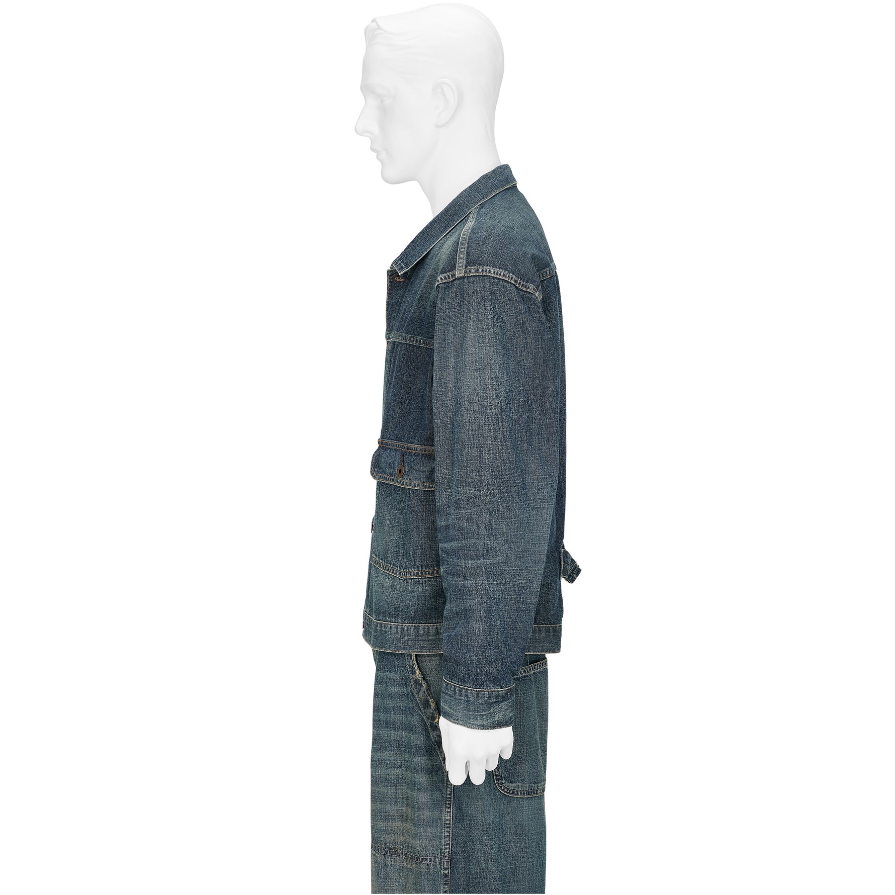 LOT.720 DAMAGED DENIM JACKET C.1930 DAMAGED INDIGO