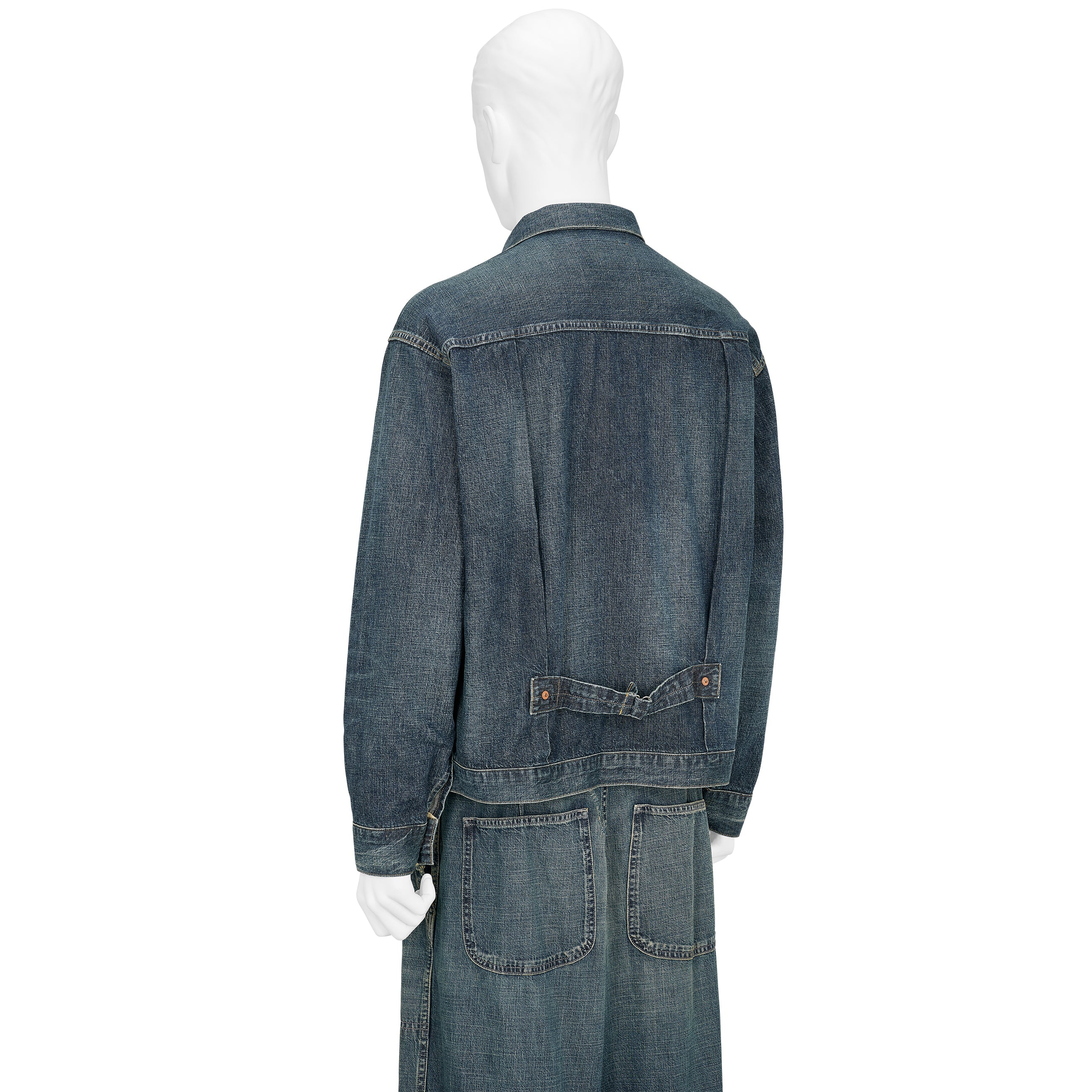 LOT.720 DAMAGED DENIM JACKET C.1930 DAMAGED INDIGO