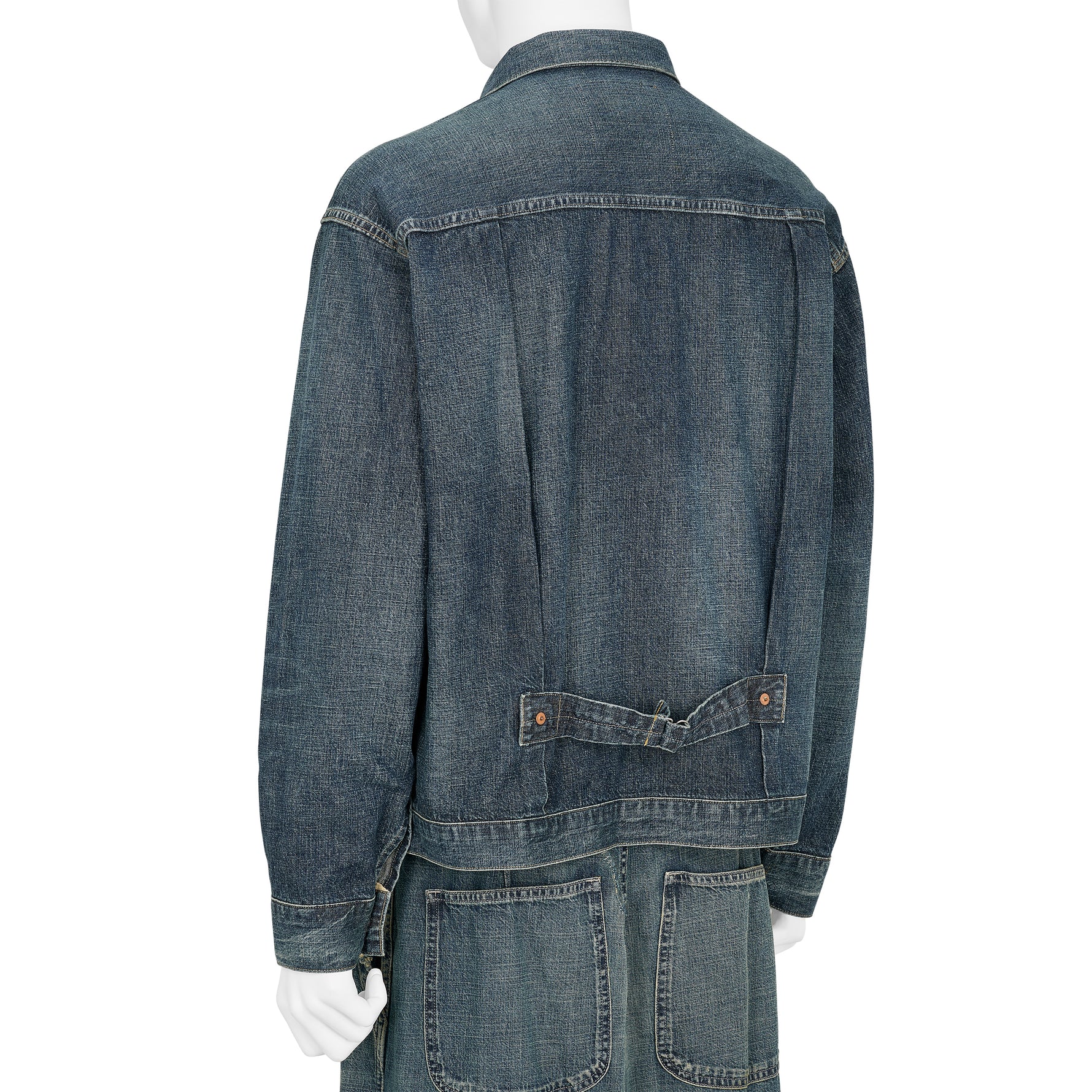 LOT.720 DAMAGED DENIM JACKET C.1930 DAMAGED INDIGO