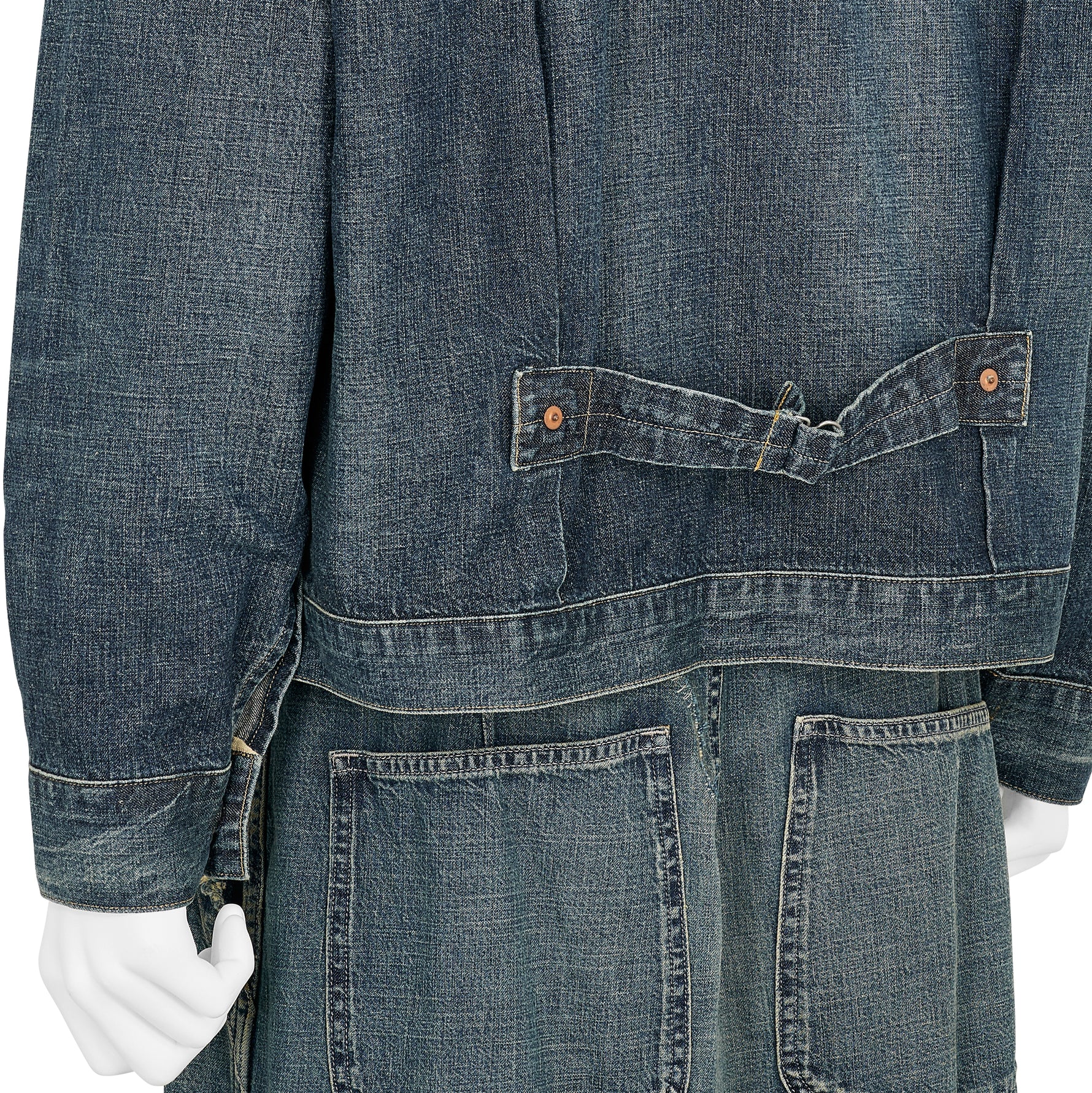 LOT.720 DAMAGED DENIM JACKET C.1930 DAMAGED INDIGO