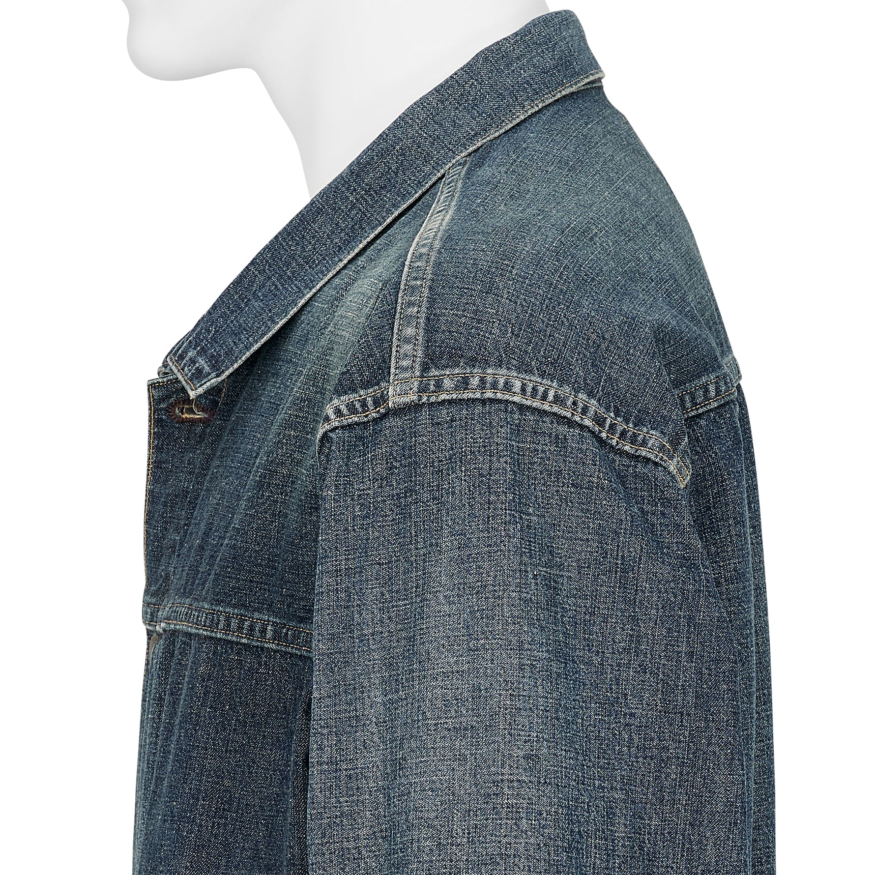 LOT.720 DAMAGED DENIM JACKET C.1930 DAMAGED INDIGO