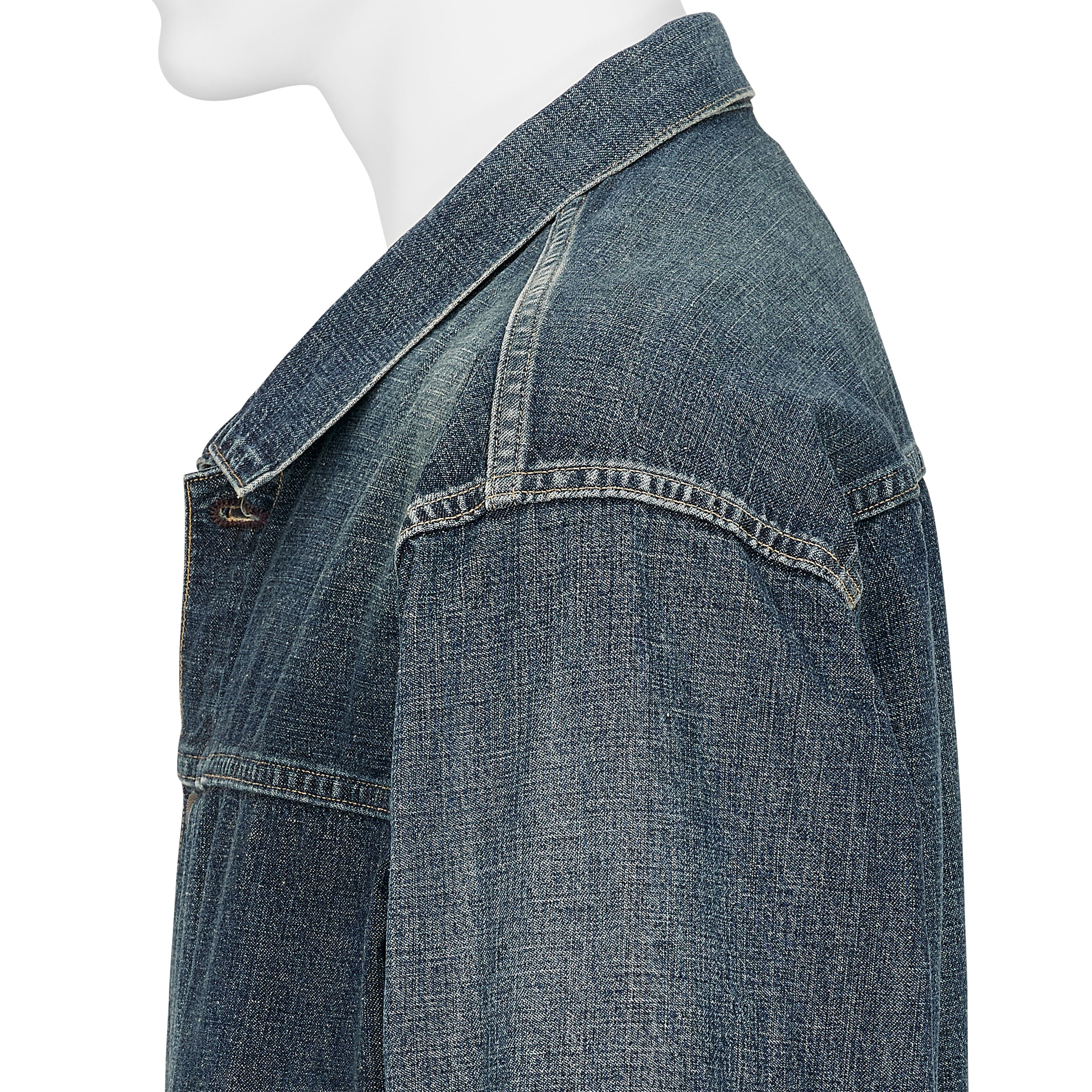 LOT.720 DAMAGED DENIM JACKET C.1930 DAMAGED INDIGO