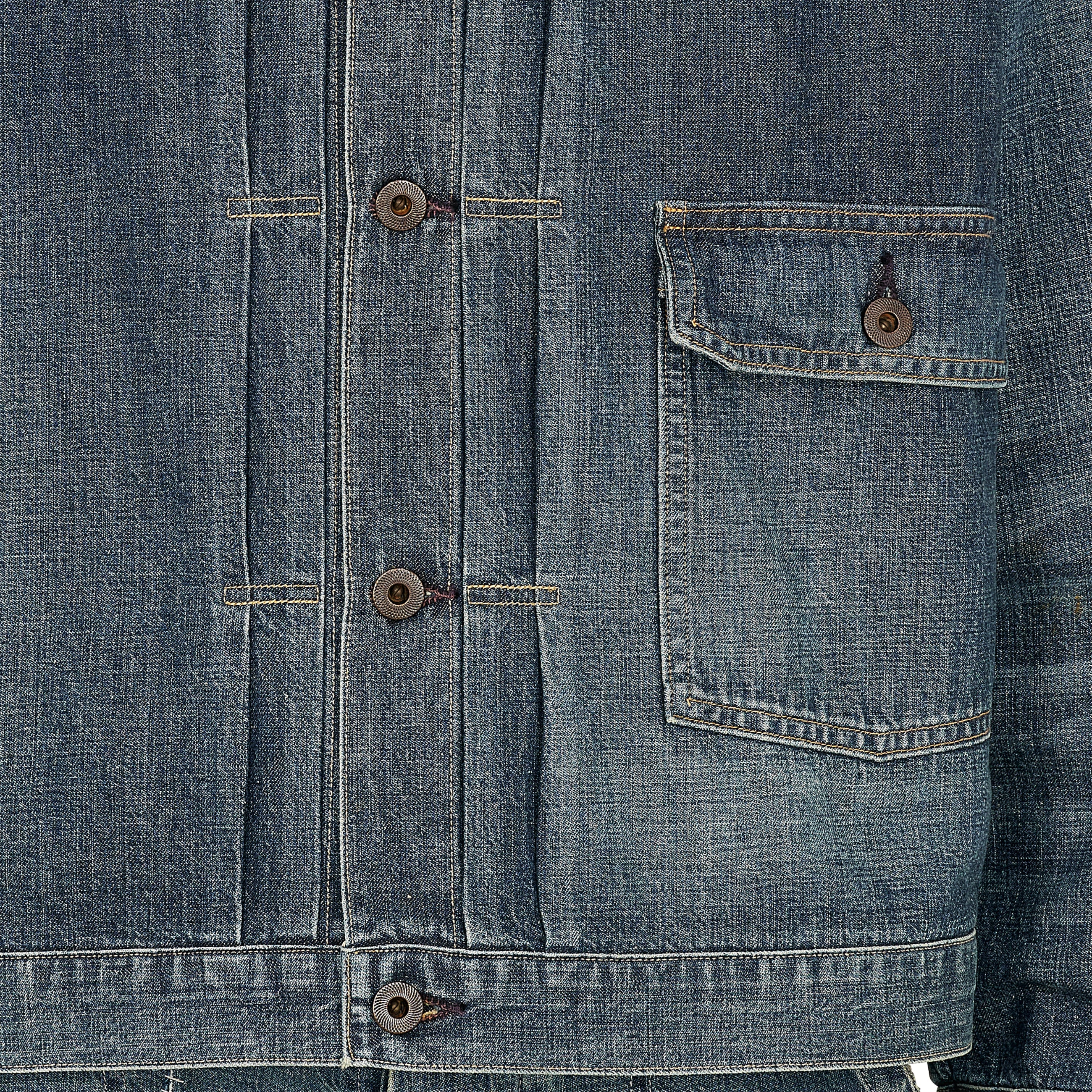 LOT.720 DAMAGED DENIM JACKET C.1930 DAMAGED INDIGO