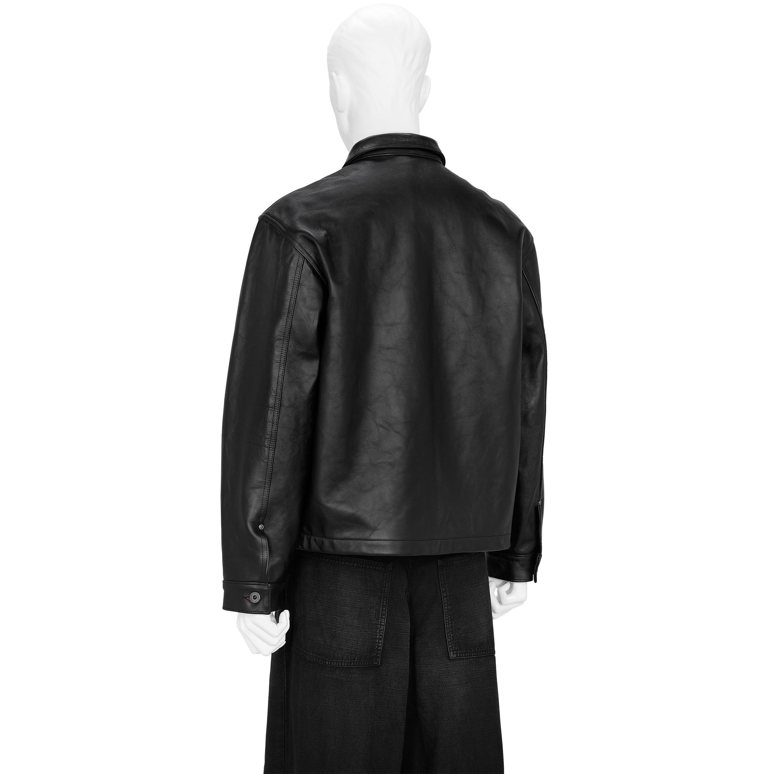 LOT.804 LEATHER JACKET C.1930'S BLACK