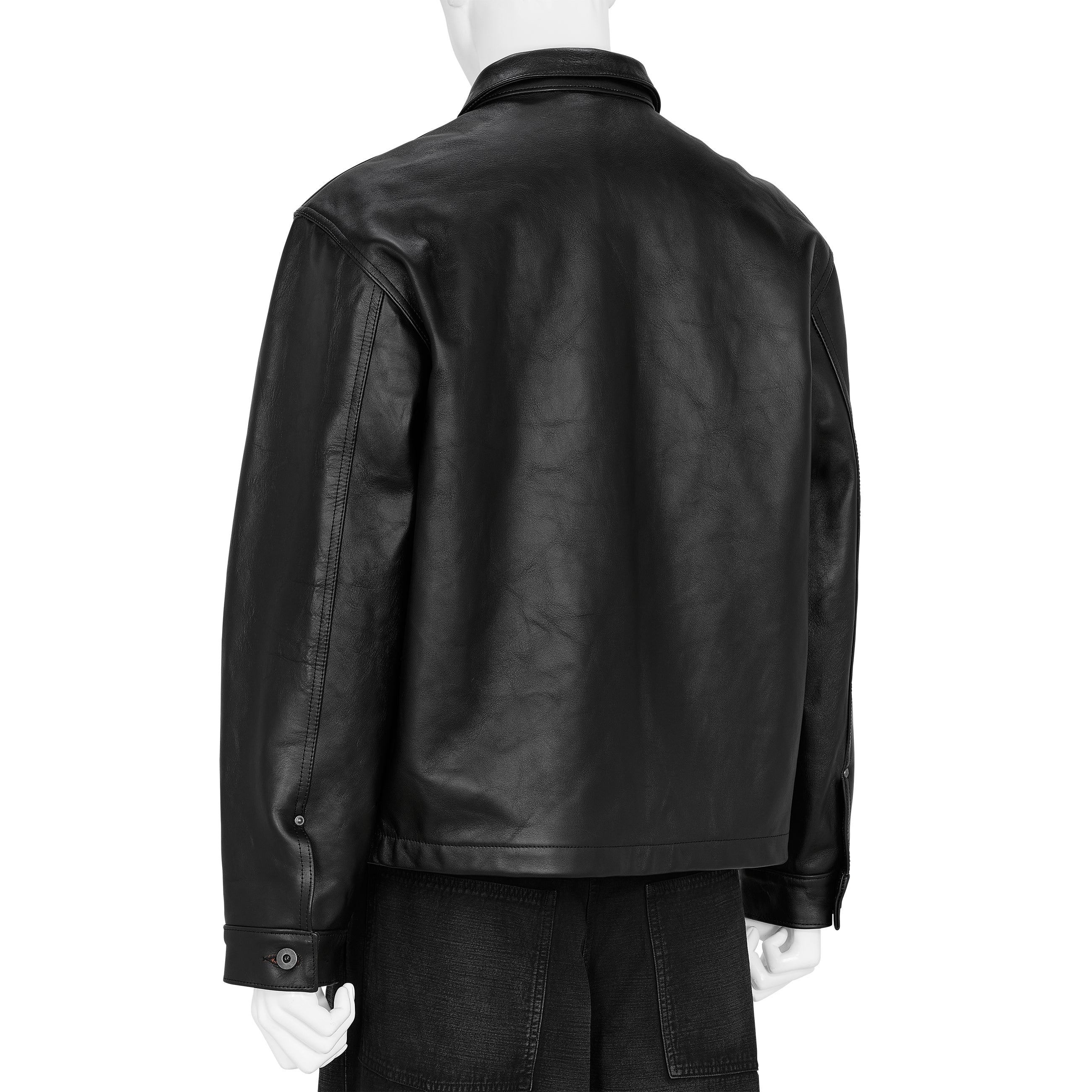 LOT.804 LEATHER JACKET C.1930'S BLACK