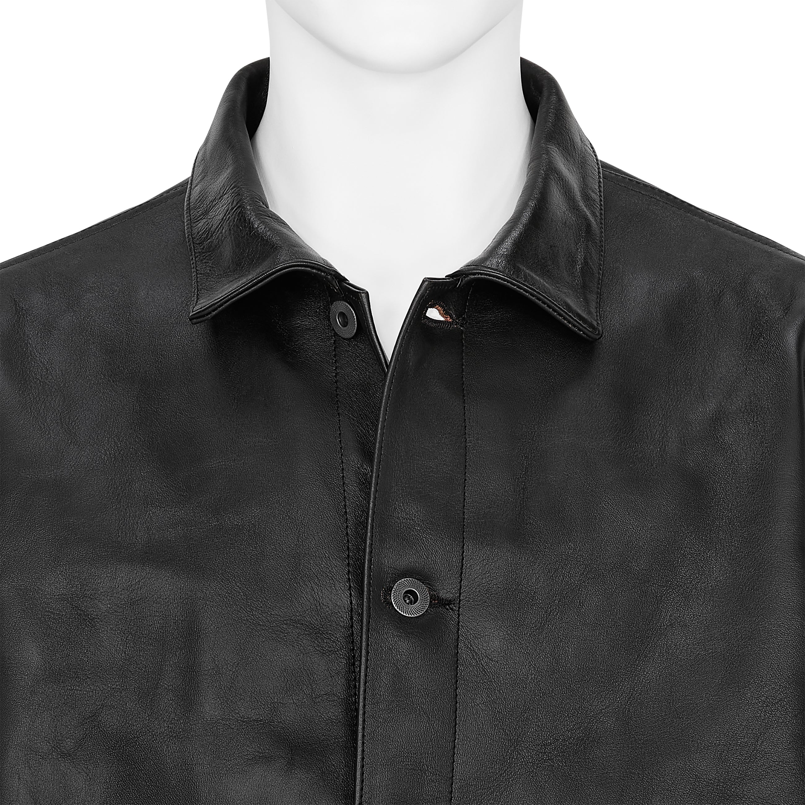 LOT.804 LEATHER JACKET C.1930'S BLACK