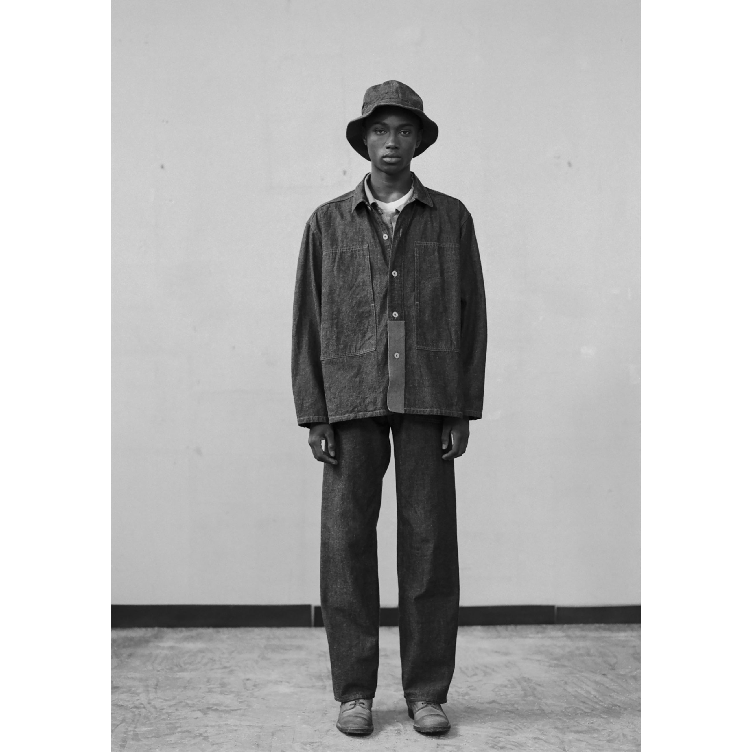 LOT.718 MODIFIED U.S.ARMY M-35 DENIM PULLOVER INDIGO - T.T TAIGA