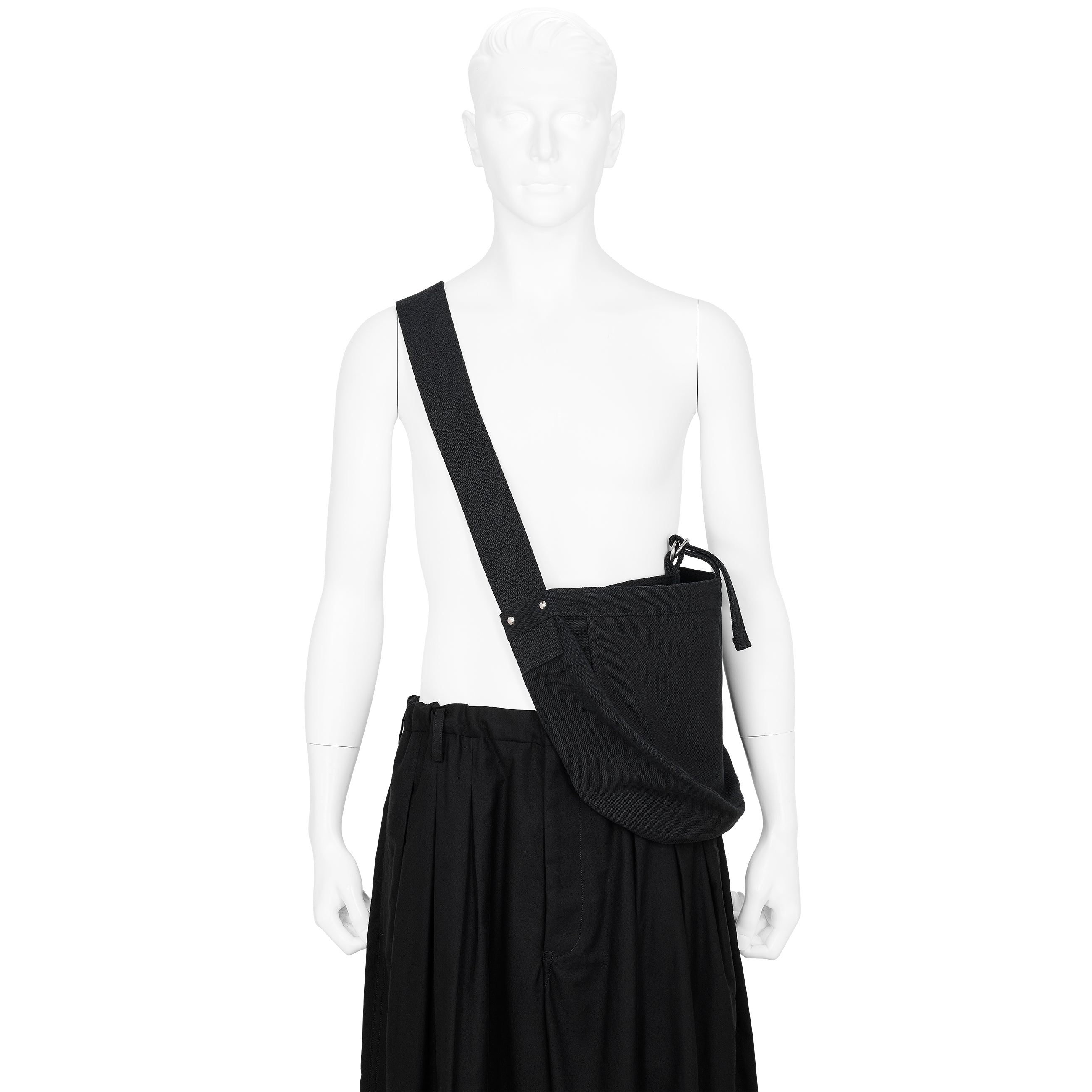 LOT.018 NEWSBOY BAG SMALL WASH BLACK