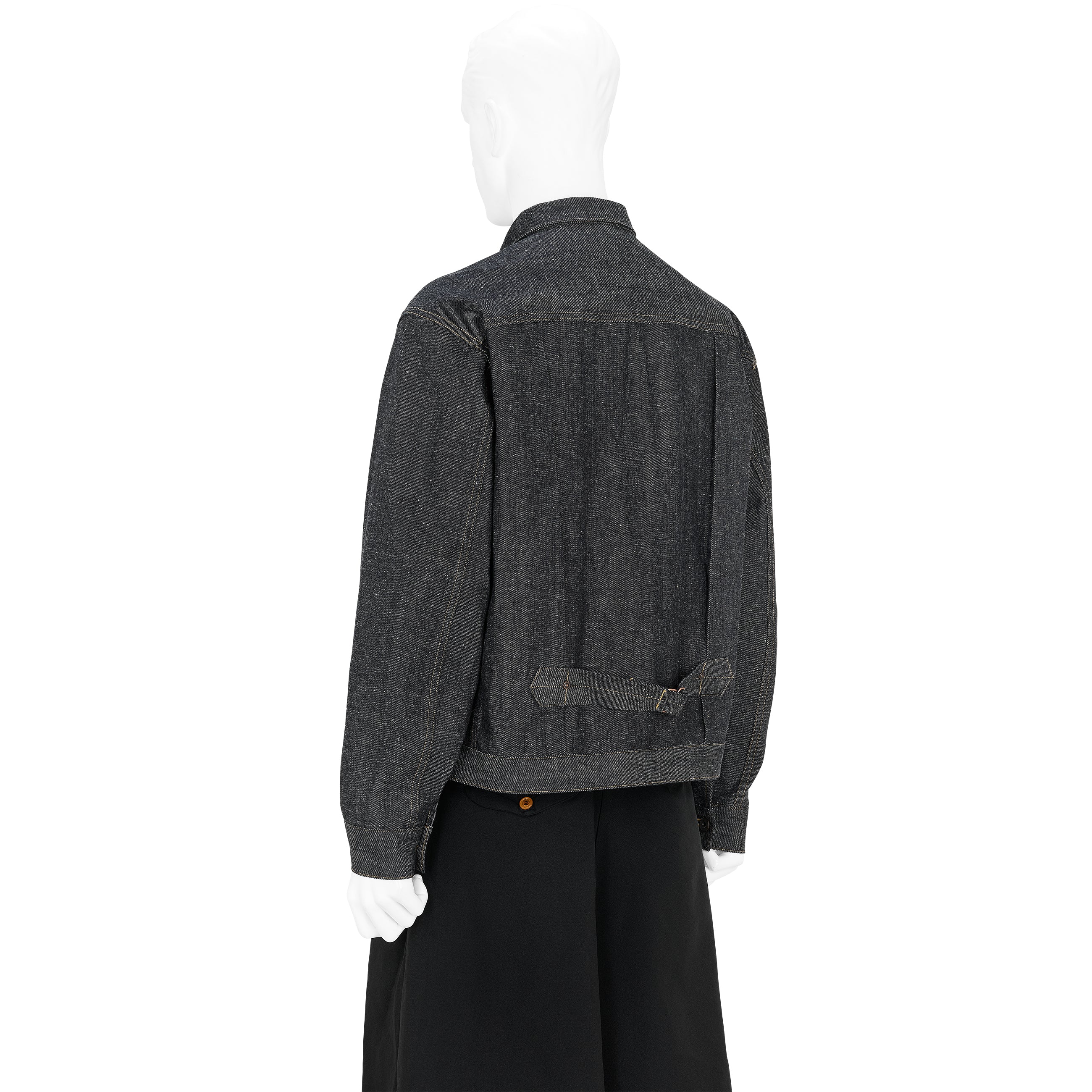 LOT.714 DENIM JACKET SIDE PANEL INDIGO - T.T TAIGA TAKAHASHI