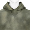 LOT.606 HOODED SWEAT SHIRT BLEACHED DEEP GREEN