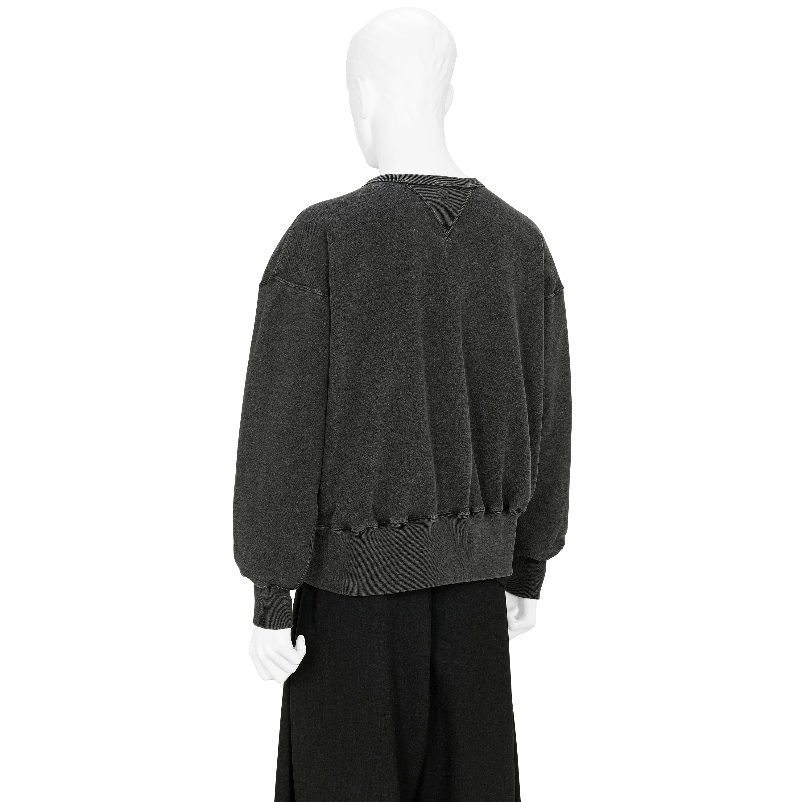 LOT.603 SWEAT SHIRT SUMI DYED BLACK